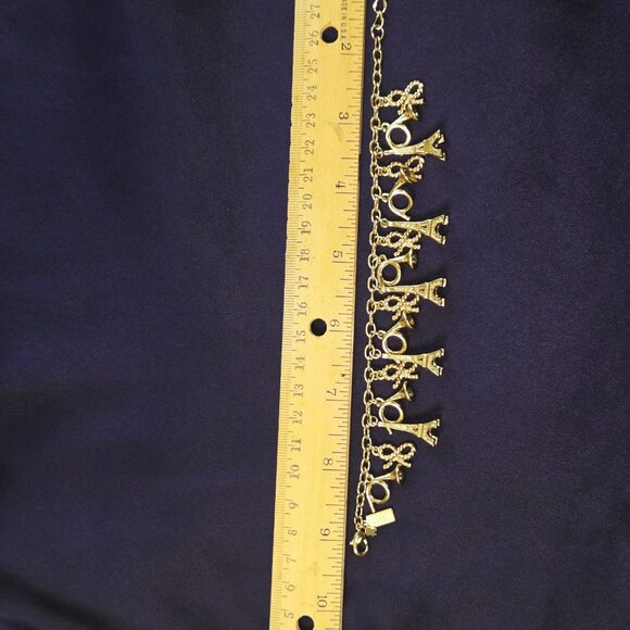 Kate Spade Gold Bracelet with Colorful Charms - Picture 9 of 12